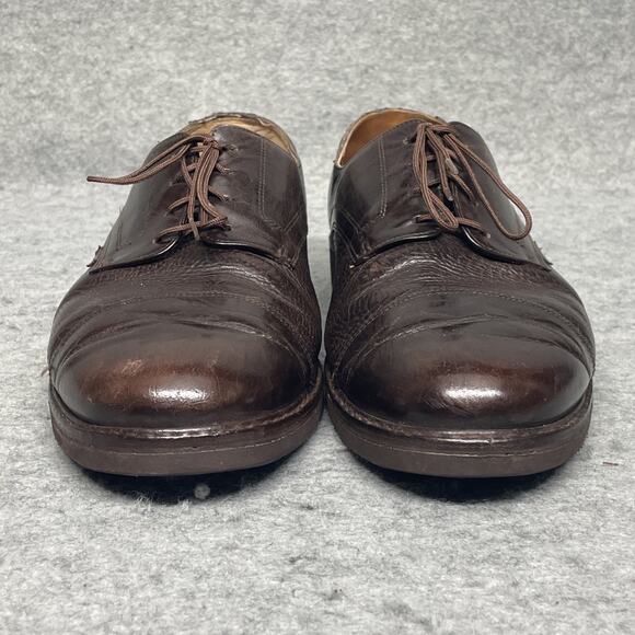 Mephisto Air Relax Good Year Welt Mens US 15 EU 14.5 Oxford Shoes Brown Leather